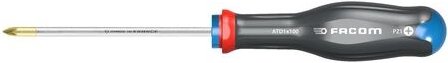 Facom - Protwist-Schraubendreher für Pozidriv pz 1x100 Kreuzschlitzschraube – runde Klinge – – ATD1X100