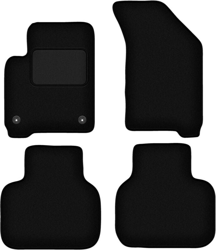 Schwarze Veloursmatten für: Fiat Freemont Crossover (2011-2016)