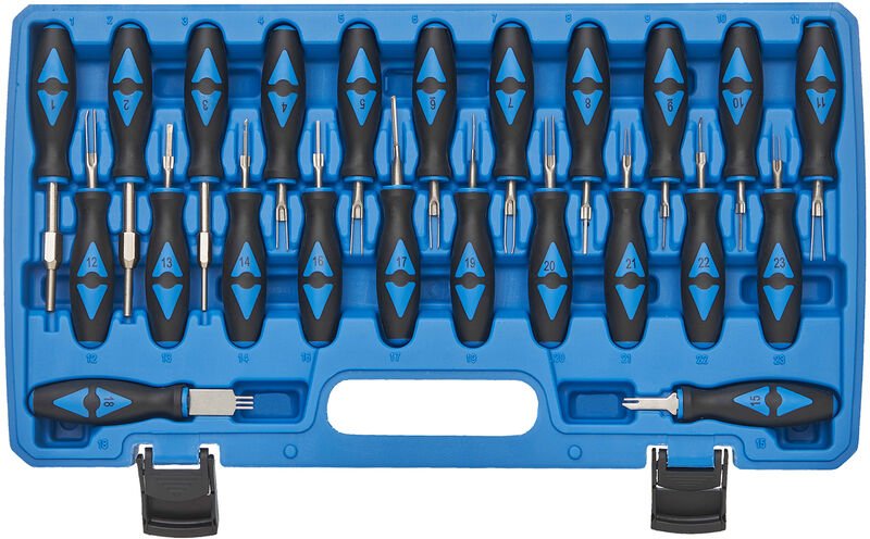 Kraftplus - K.223-6023 Universal Auspinwerkzeug iso Stecker Entriegelungswerkzeug Lösewerkzeug Auspinnen Lösen Entriegel...