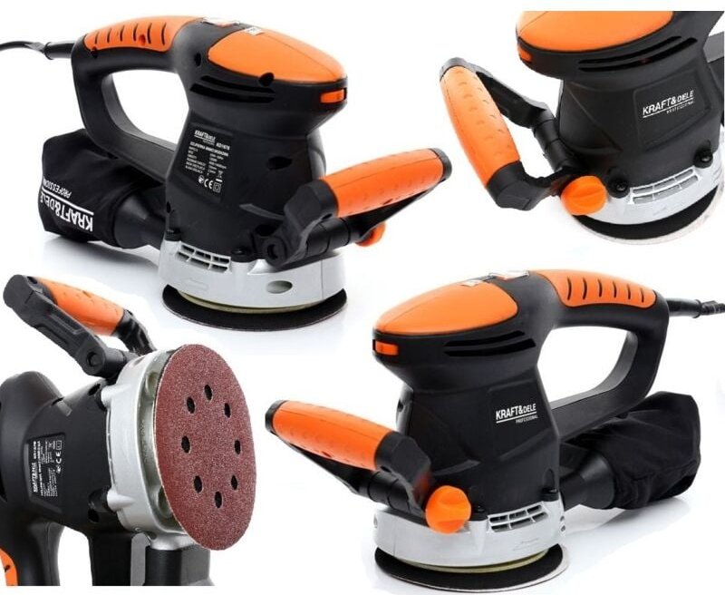 Exzenterschleifer 125mm 1200W Rotationsschleifer Schleifer Schleifmaschine