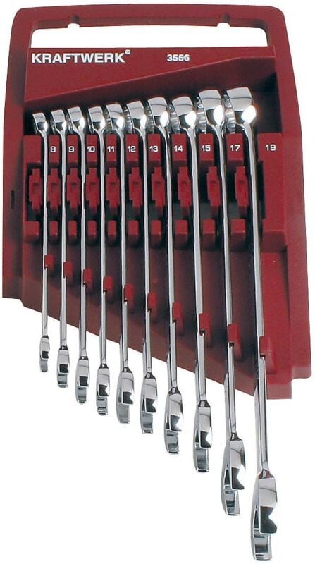 Kraftwerk - 10-t. Gabelringschl.satz voll pol.8-19mm