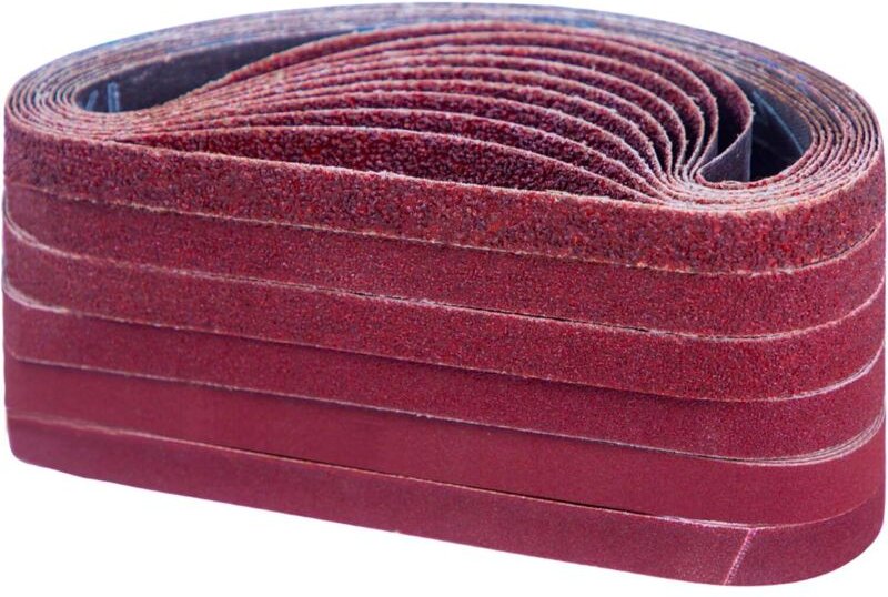 Thumbnail - 13 x 457 mm Schleifband, Schleifband-Set (je 10 x 40/60/80/120/180/240 Körnung) für Bandschleifer, kompatibel mit Black&...