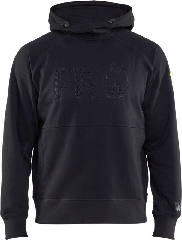 Arbeitskapuzen-Sweatshirt feuerhemmend 3478 - Schwarz XS