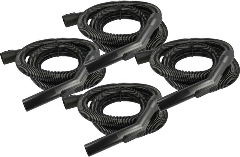 vhbw 4x Ersatz Schlauch kompatibel mit Kärcher WD 5 P, 5 P Premium, 5 Premium, 5 Premium Renovation Kit Staubsauger - Fl...