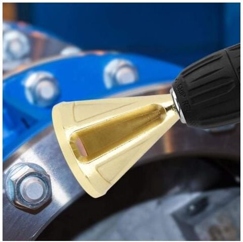 Anfasgerät, Entgratwerkzeug mit dreieckigem Schaft zum Entgraten von externen Fasen zum Entgraten von Teilen(Sechskantgr...