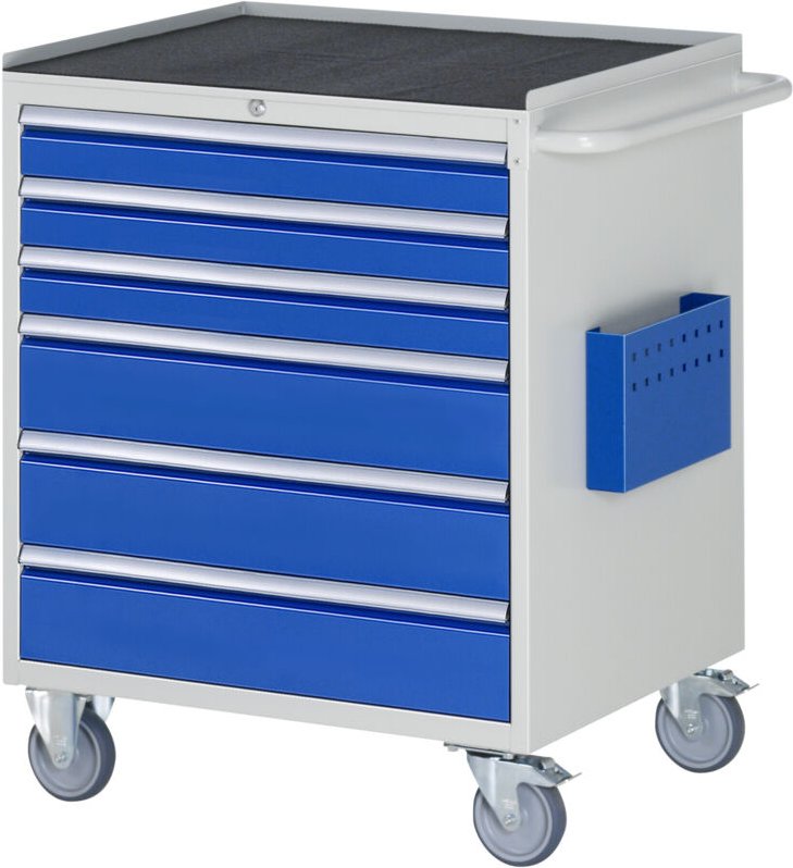 Montagewagen Metall-Top 6 x Schublade-XL 3x90, 3x150mm BxTxH 770x650x975 mm - RAU