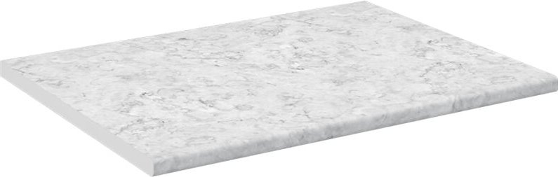 Vicco - Küchenarbeitsplatte R-Line, Marmor Weiß, 80 cm