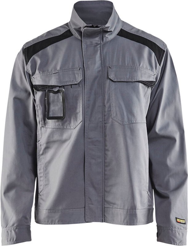 Arbeitsjacke Industrie 4054 - Hellgrau/Schwarz S