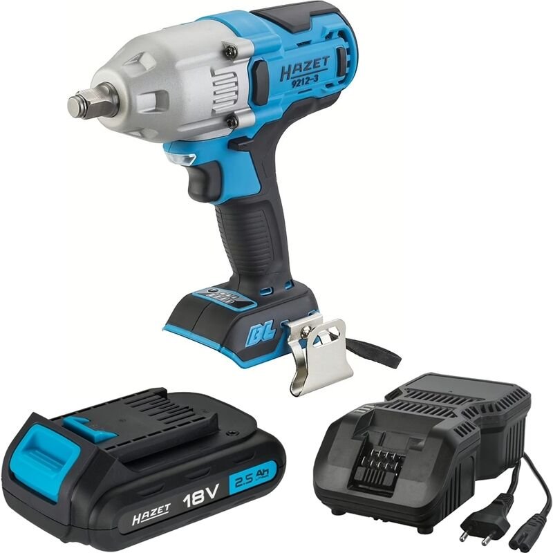 Hazet Akku-Schlagschrauber 9212-010 1400 Nm inkl 2,5 AH Akku und Ladegerät