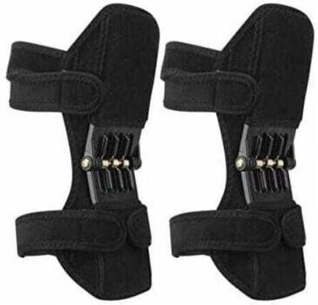 Ginocchiere Spring Force, potente supporto per l'articolazione del ginocchio, protezione per le gambe antiscivolo con ri...