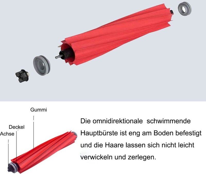 11-teiliges Zubehörset für den Xiaomi Roborock S7 T7 T7S T7 Plus T7S Plus Roboter. 11-teilige Ersatzteile mit 2 Filtern,...