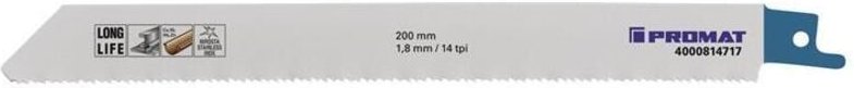 Säbelsägeblatt L.180mm Bi 4Z./Zoll flex. Promat 5St./VE