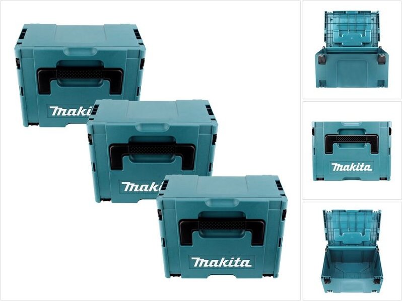 Makita MAKPAC Systemkoffer Gr. 3 im 3er-Set