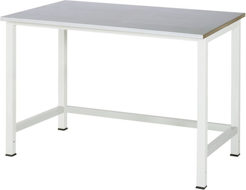 Werktisch Stahlblechbelag-Platte BxTxH 1250x800x825 mm - RAU