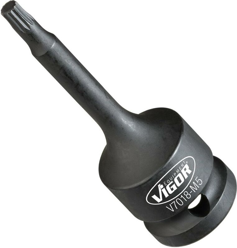 Thumbnail - Innenvielzahn Schlagschrauber Schraubendreher-Einsatz (xzn) ∙ V7018-M5 ∙ 1/2 Zoll (12,5 mm) Vierkant hohl ∙ Innen Vielza...