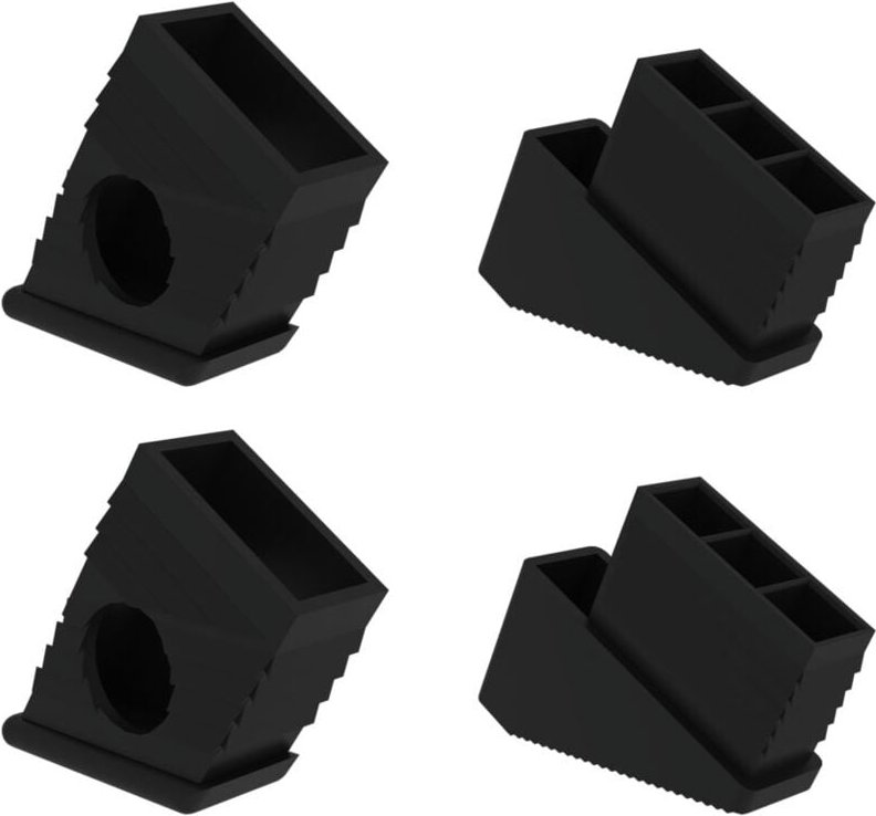 MUNK Innenschuhe für Mehrzweckleiter-Kompakt-Tritt 4 Stück