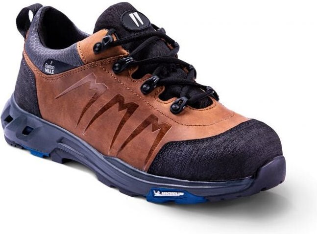 Thumbnail - Halbschuh Addict Brown Michelin Gaston Mille T.47 - ADBM347
