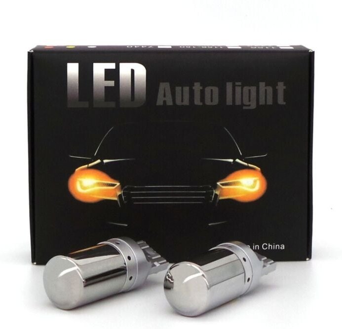 Thumbnail - Stück LED-Lampen 7440, W21W 12-24V orange 100% Canbus
