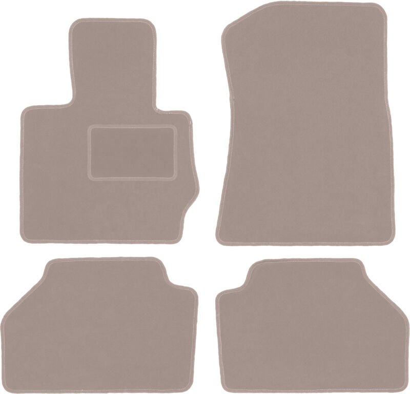 Beige Velours-Fußmatten für: BMW X3 F25 SUV (2010-2017)