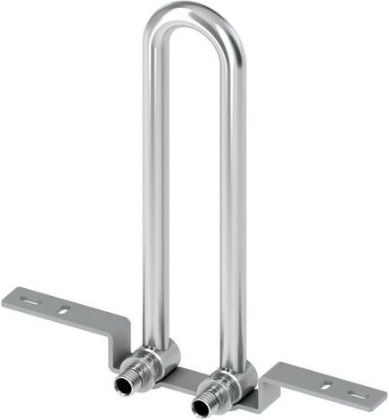 Flex Heizkörper Montagegarnitur für Ventilkompaktheizkörper Wandmontage Dimension 16mm - Tece