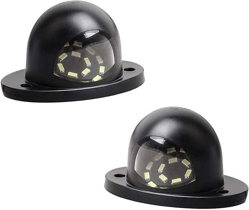 Woosien - LED-Kennzeichenbeleuchtung, Ersatz für 1994–2001 Ram 1500 2500 3500 Pickup, 2 Stück