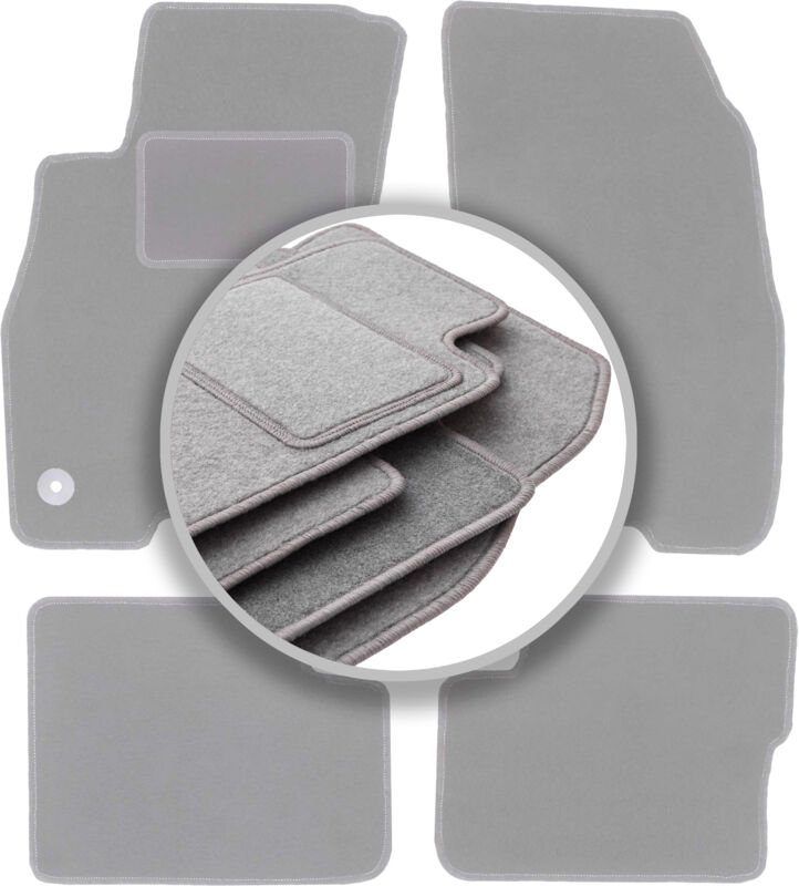 Graue Fußmatten für: Fiat Grande Punto Schrägheck (2005-2009)