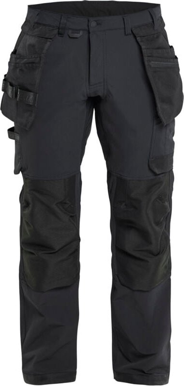 Arbeits-Hose Stretch Artisan 4D 1720 - Schwarz XL - DE(50) - SE(C56) - Kurz