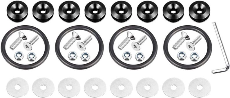 Thumbnail - 8 Stücke Universal Fit Finish Stoßstange Schnellverschluss Vorne Hinten Stoßstange Verschluss Für Auto Stoßstange Stamm ...