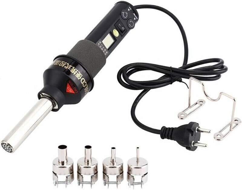 220 V 450 W LCD Einstellbare Elektronische Heißluftpistole Entlöten Lötstation IC SMD BGA Entlöten Lötstation