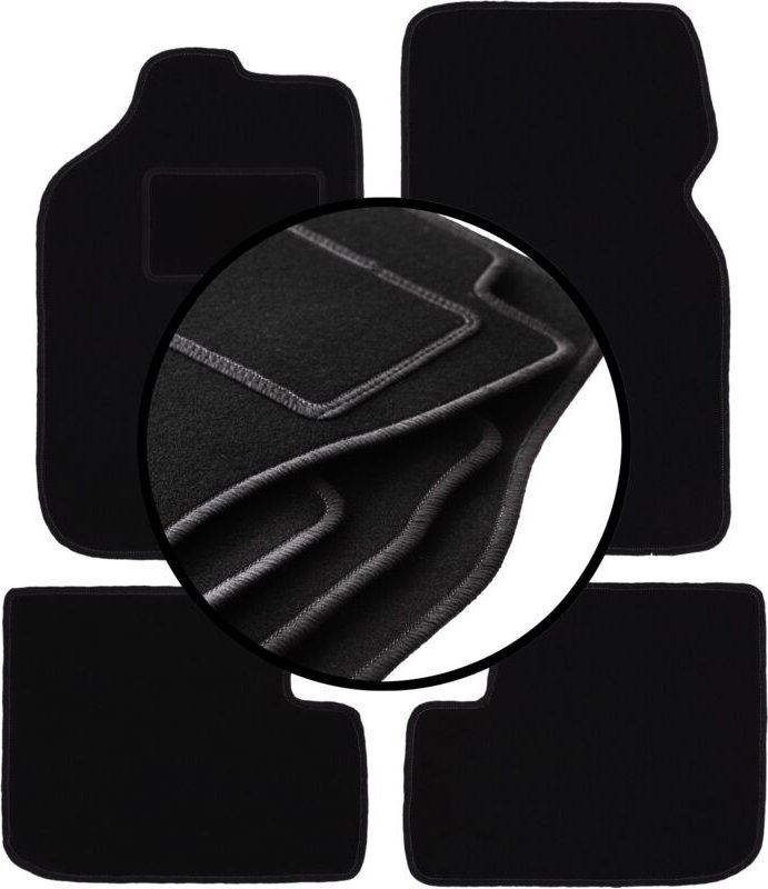 Kompletter Satz Veloursmatten für: Rover 200 Fließheck (2000-2005)