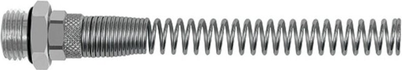 Gerade Einschraubverschraubung, Knickschutzfür, Schl. 8/6, G1/8 a. - Riegler