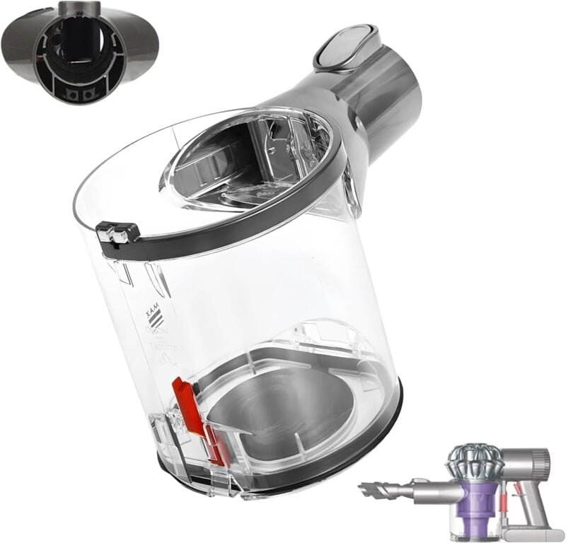 Bluedeer - Staubbehälter für Dyson V6 – Schmutzbehälter für Dyson V6 Animal, DC58, DC59, DC61, DC62, SV03, SV07 Ersatzte...