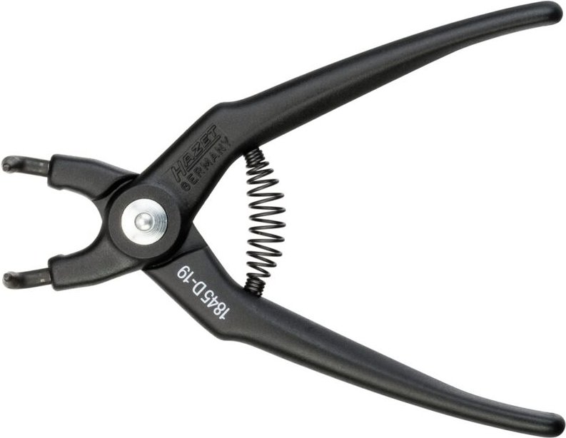 Sicherungsring-Zange, Spitzen 90° abgewinkelt (Form d), 170 mm lang, Art.Nr. 1845D-19 - Hazet