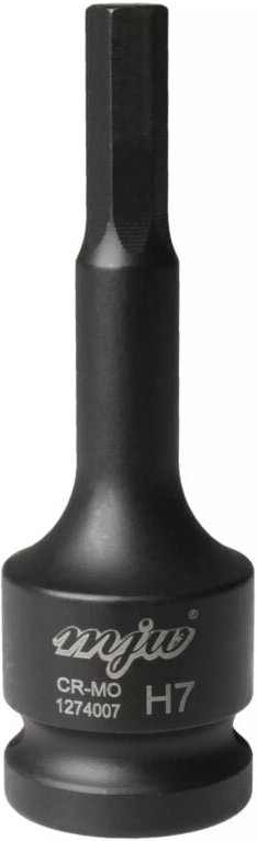 MJW Schaft-Schlagstecknuss 1/2" lang HEX H7