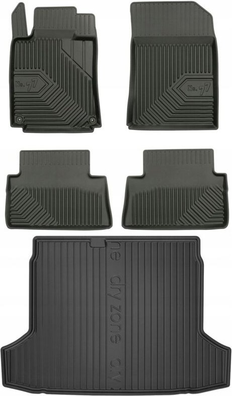 SET 77 Fußmatten und Fußmatten Peugeot 508 1 Limousine 2010-2018