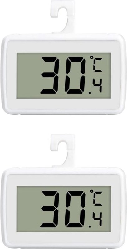 Thumbnail - Digitales Kühlschrankthermometer, Mini-LCD-Digitalthermometer, sutmsh Digitales Kühlschrank-Gefrierschrank-Thermometer m...