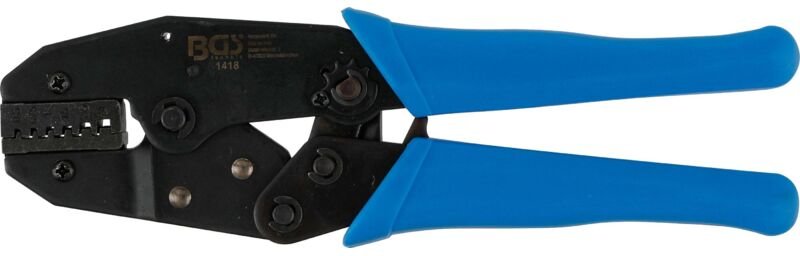 Kabelschuhzange mit Ratschenfunktion für Aderendhülsen 0,5 - 4 mm²