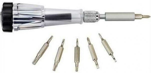 Black&decker - Przisionsschraubendreher-stift mit 6 doppelten einstzen a7197-xj