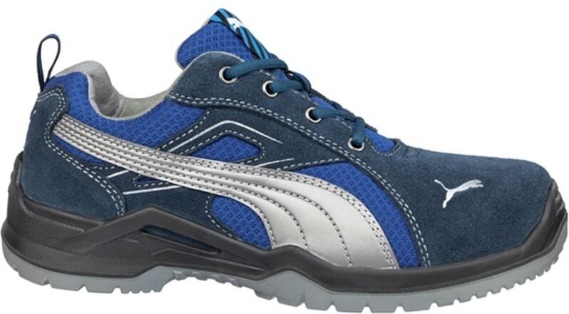 Puma Safety Shoes - puma Omni Blue Low src 643610-40 Sicherheitsschuh S1P Schuhgröße (eu): 40 Blau, Silber 1 St.