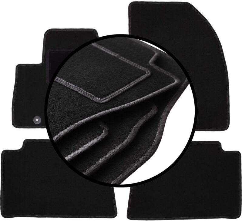 Komplettset Veloursmatten für: Ford C-MAX MK2 Minivan (2010-2012)