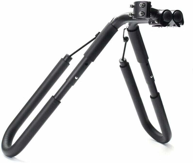 CHOYCLIT Surfboard-Fahrradträger Skimboard-Fahrradträger Neuer seitlich montierter Kiteboard-Träger, Modell: Schwarz