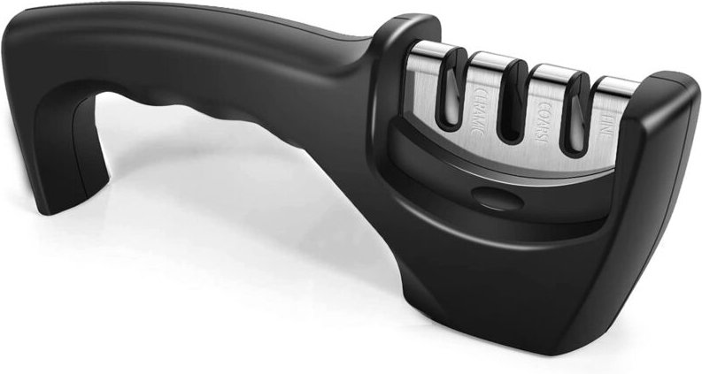 Jusch - Manueller Messer- und Klingenschärfer, Küchenmesser schärfen und reparieren, Zubehör