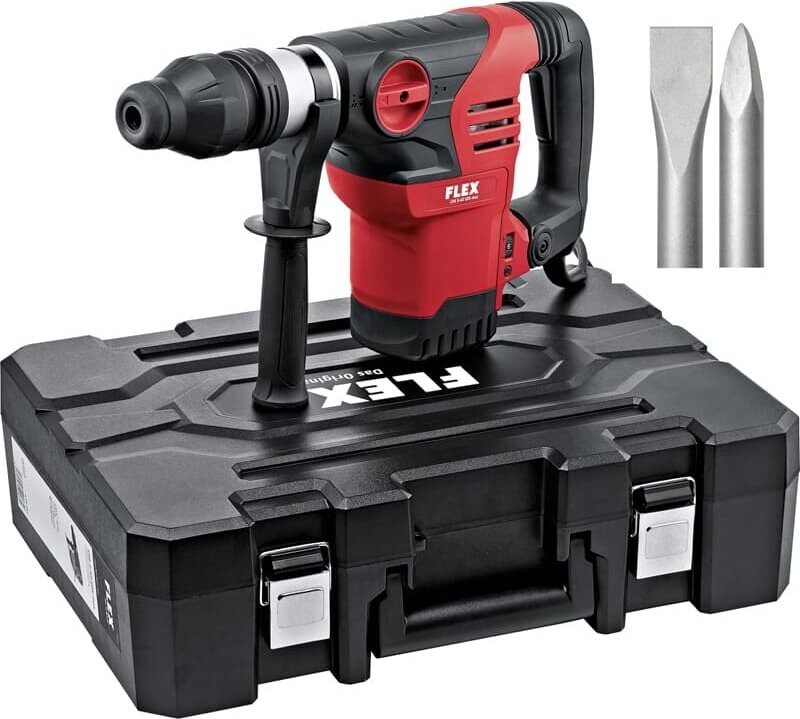 Flex - sds-max Bohrhammer che 5-40 inkl. Koffer und 2 tlg. Meißelsatz