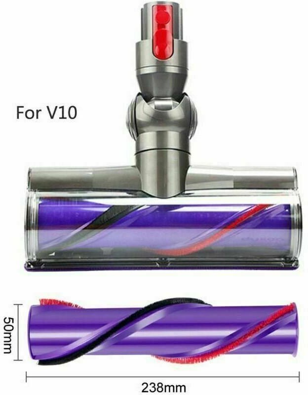 2 Stück Bürstenset für Dyson V10 Absolute Animal SV14 Staubsauger 970135-01, 970100-05