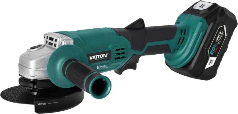 Schleifmaschine, 115 mm, 20 V, 1 Batterie 4,0 Ah