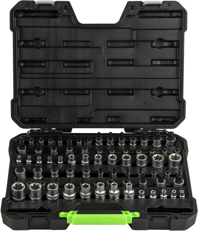 JBM54539 77-teiliger TORX / TORX Plus Steckschlüssel und Bit-Koffer