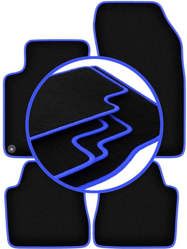 CARLUX-BLUE Autofußmatten für: Citroen C4 III Fließheck (2020-)
