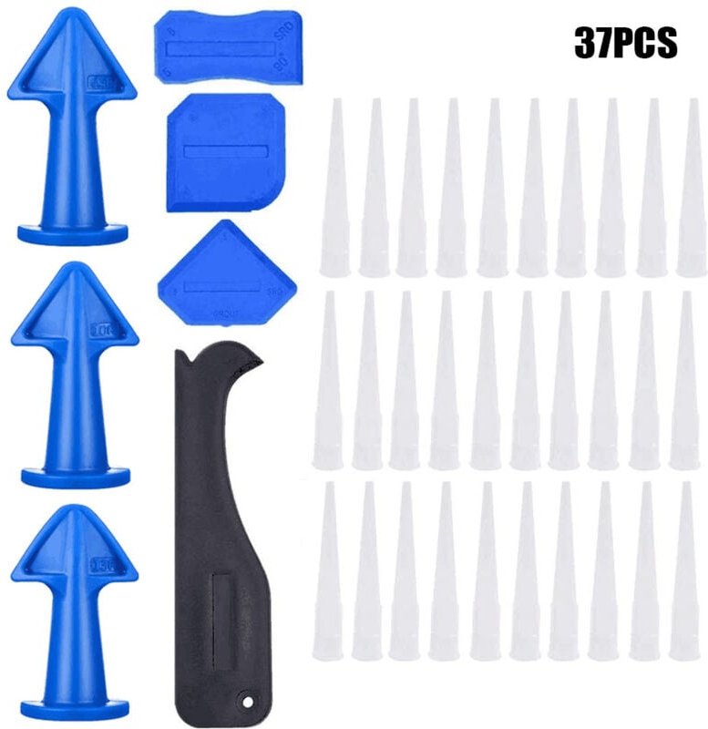 30 Stück Silikon-Kartuschenspitzen – Silikonspitzen – Silikondüsen für Klebedichtmittel und Kartuschenpistole