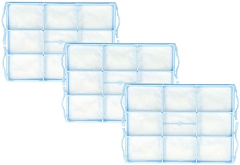 Vhbw - 3x Filter kompatibel mit Siemens VS06G1600/09, VS06G1601/01, VS06G1601/03, VS06G160RU/01, VS06G160RU/03, VS06G166...