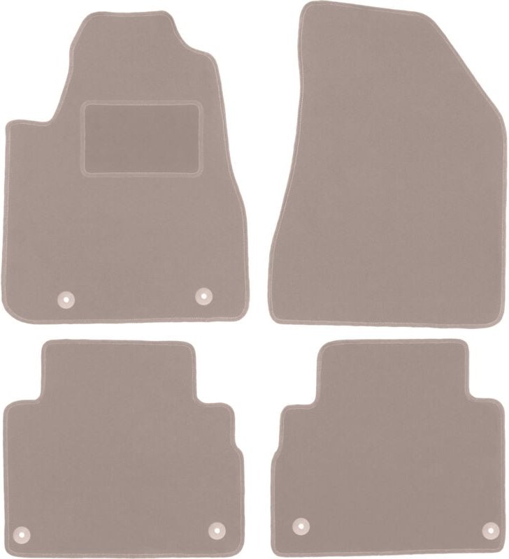 Beige Veloursmatten für: Lexus RX II SUV (2003-2008)